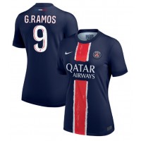 Camisa de time de futebol Paris Saint-Germain Goncalo Ramos #9 Replicas 1º Equipamento Feminina 2024-25 Manga Curta